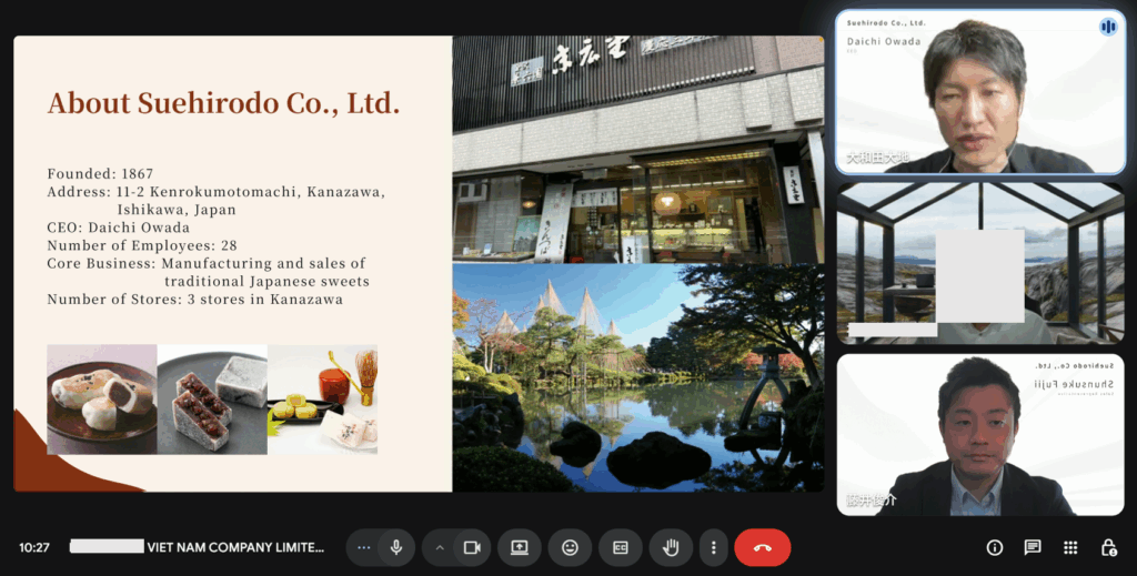 オンライン商談の様子